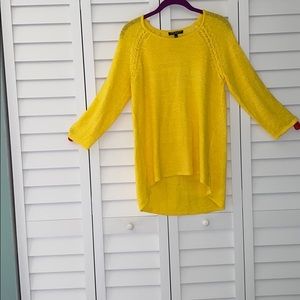 Yellow Sweater Top and Very Pretty!